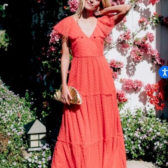 Tuckernuck Dresses & Skirts - NWT Tuckernuck Giselle Gown Pink Tulle in Poppy Pink size Medium